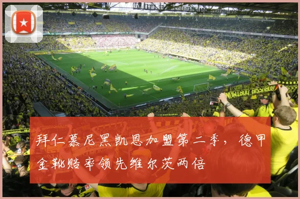 拜仁慕尼黑凯恩加盟第二季，德甲金靴赔率领先维尔茨两倍